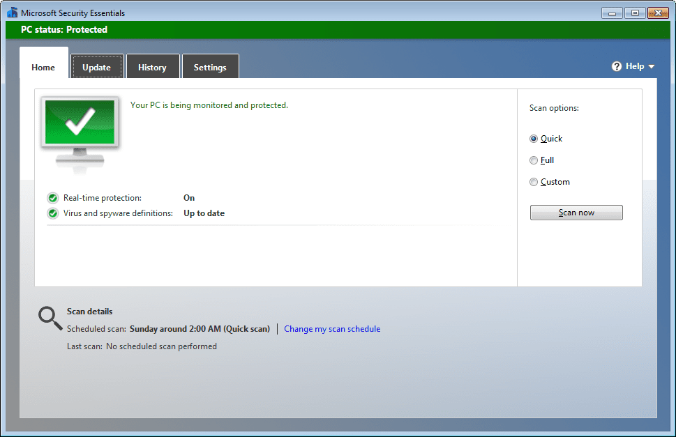 Microsoft Security Essentials for Windows 7 32/64 Bit Free Download 2023