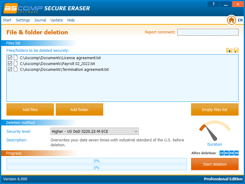 Secure Eraser Professional 6.2.0.2993 Crack + Keygen 2022