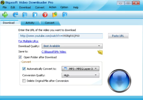 Bigasoft Video Downloader Pro 3.25.0.8257 Crack & Keygen Download