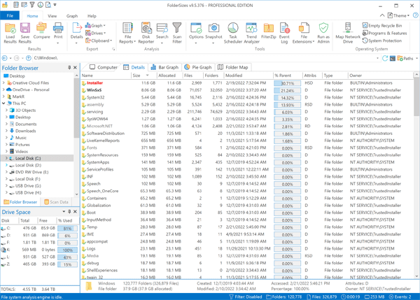 Metric Foldersizes 9.5.409 Crack With Serial Key 2022