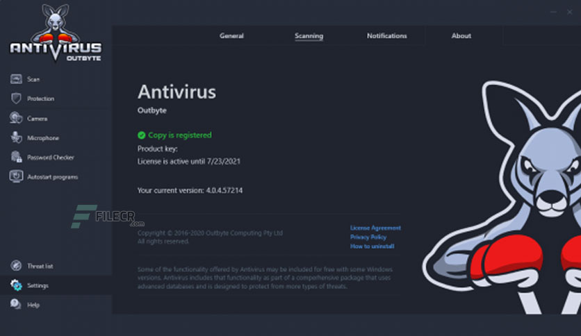 OutByte Antivirus Crack v4.0.8 With License Key Latest
