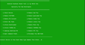 Android Fastboot Reset Tool V2.0 Latest Version Free Tool